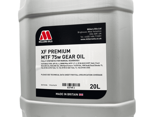 Millers XF Premium MTF 75w Manual Transmission Fluid Eco Torque
