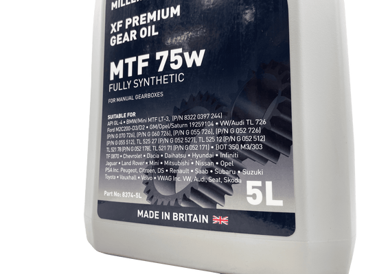 Millers Oils XF Premium MTF 75w Manual Gearbox Oil 5L
