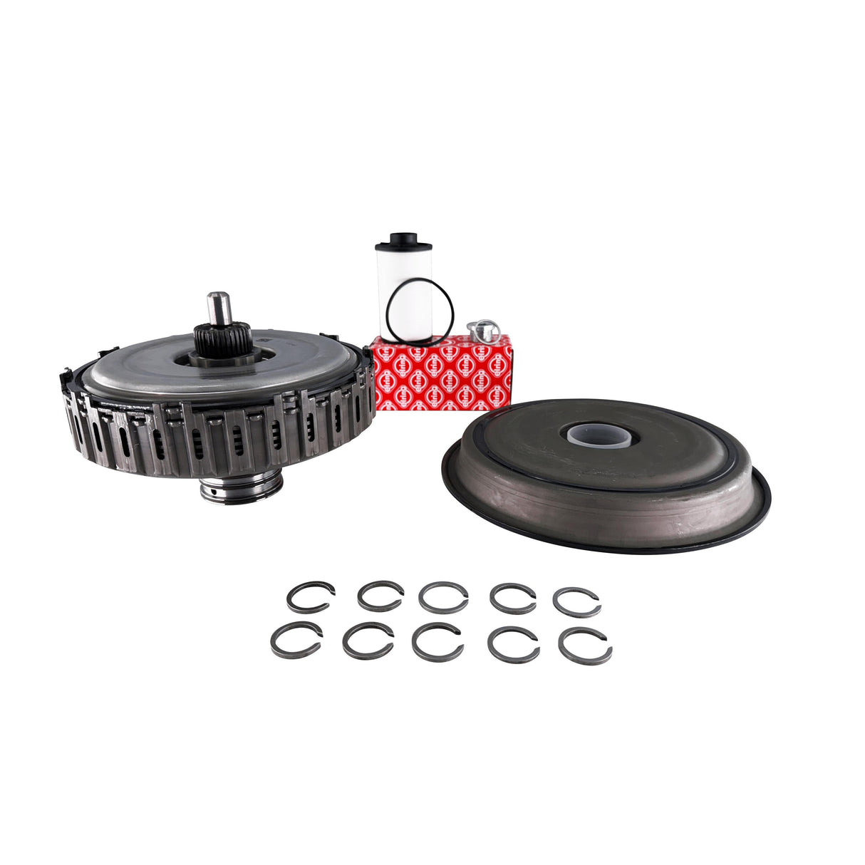 DSG 02E DQ250 Clutch Pack 02E141029N Borg Warner Inc Shims Cover & Filter