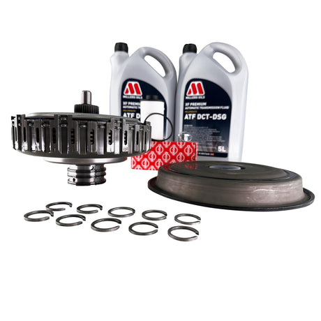 DSG 02E DQ250 Clutch 02E141029N Borg Warner Inc Shims Cover & Service Kit, P0766, Darkside Developments, Autodoc, AKS Tuning, DSG Clutch Fault, Eco Torque, Millers Oil, Elring Filter.