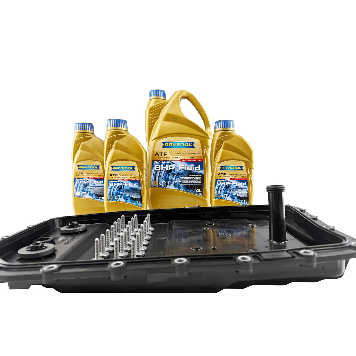 ZF 6HP26 / 6H928 Gearbox Service Kit - Plastic Oil Pan with Built-In Filter & 7L ATF Fluid