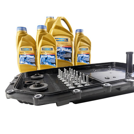 ZF 6HP26 / 6H928 Gearbox Service Kit - Plastic Oil Pan with Built-In Filter & 7L ATF Fluid