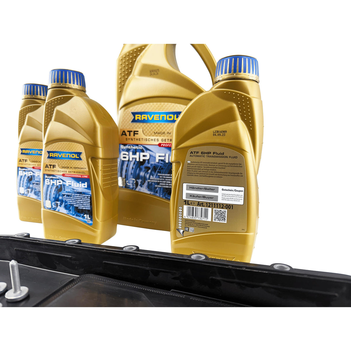 ZF 6HP26 / 6H928 Gearbox Service Kit - Plastic Oil Pan with Built-In Filter & 7L ATF Fluid