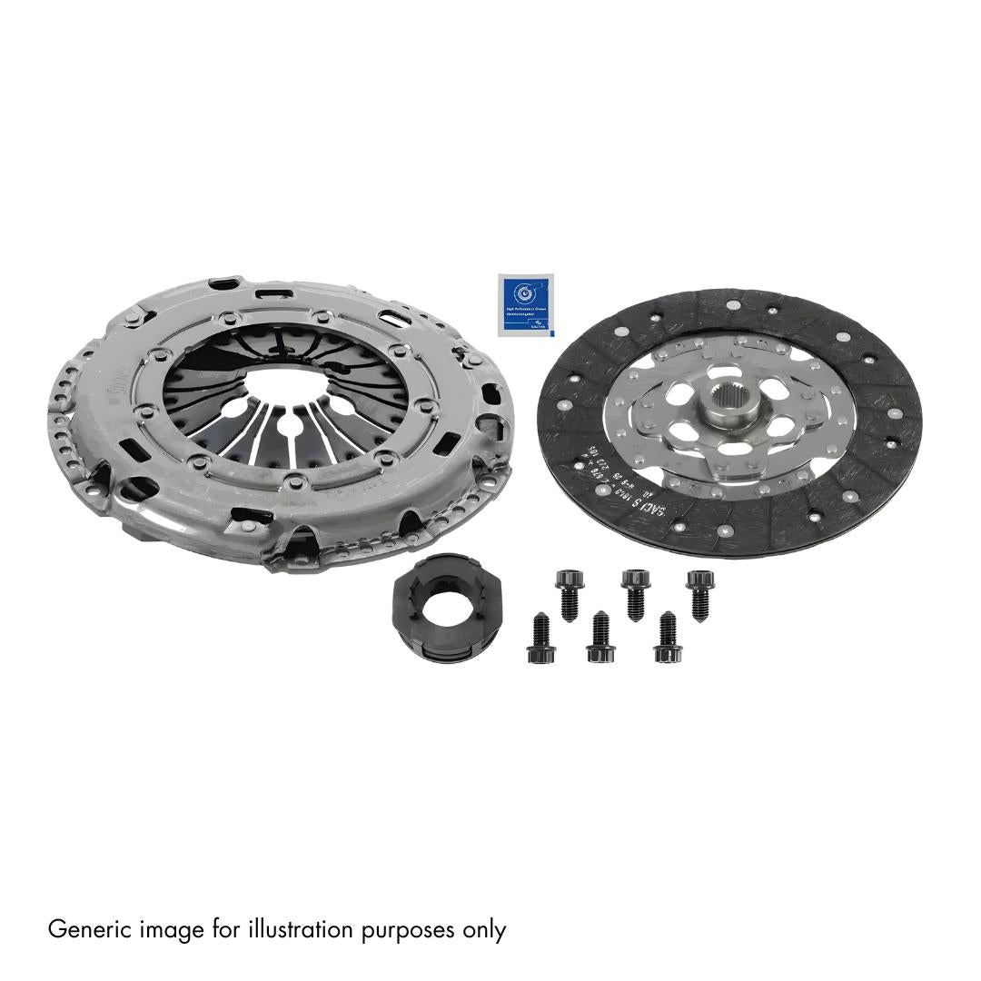Sachs 2290601059 Clutch & Flywheel Kit Inc Bearing VW Transporter 1.9TDI 03-09