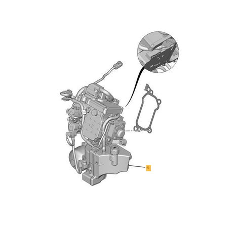 Peugeot Citroën MCP semi-auto gearbox actuator fluid filling location