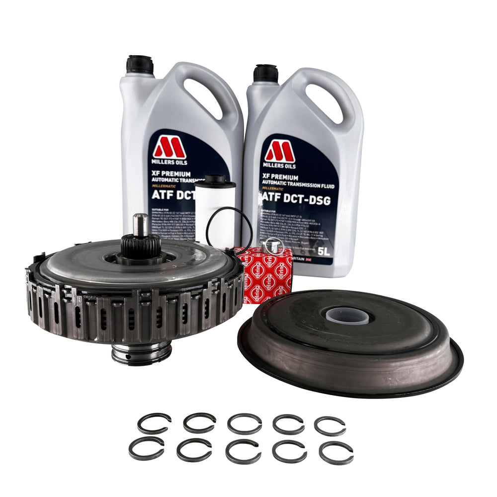 DSG 02E DQ250 Clutch 02E141029N Borg Warner Inc Shims Cover & Service Kit