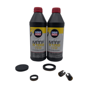 DSG 7 Speed Reverse Selector Fork Slider Bearing Repair Kit 0AM DQ200 Inc Input Shaft Seals End Cap & Liqui Moly Transmission Oil Eco Torque