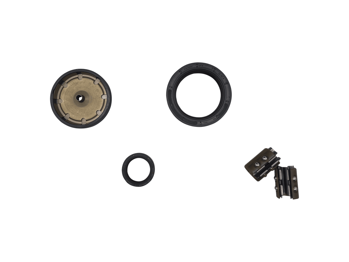 DSG 7 Speed Reverse Selector Fork Slider Bearing Repair Kit 0AM DQ200 Inc Input Shaft Seals End Cap & Liqui Moly Transmission Oil Eco Torque