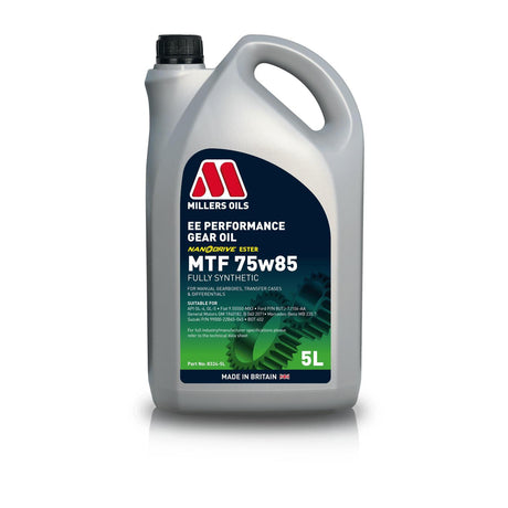 Millers Oils EE Performance MTF 75w85 Manual Gearbox Oil 5L Eco Torque