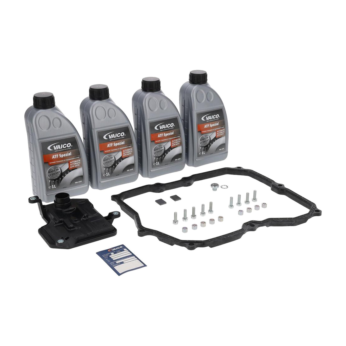 VAICO 09P / AQ450 oil service kit full contents for Audi & VW 8-speed automatic