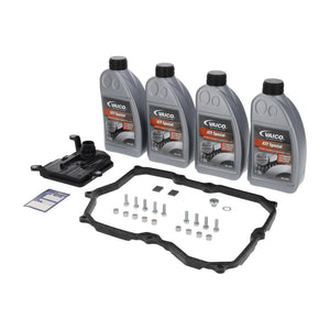 VAICO 09P AQ450 transmission service kit — components laid out
