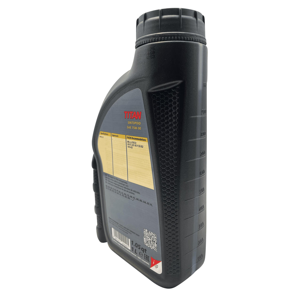 Fuchs Titan Sintopoid SAE 75w-90 Synthetic Rear Axle Transmission Oil Eco Torque