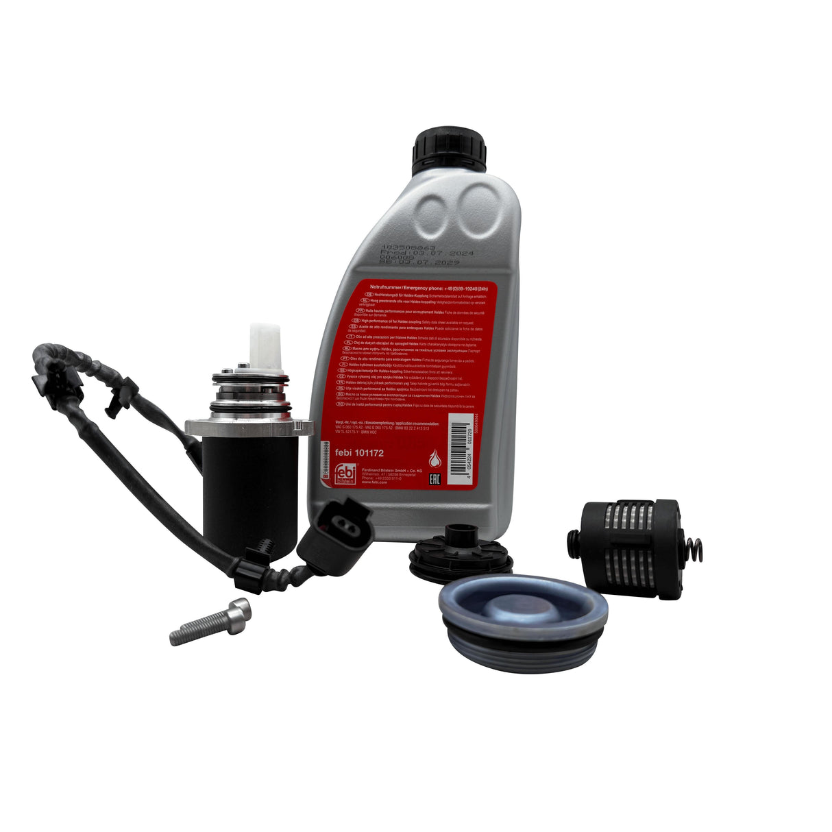 Gen 2 Haldex Pump With Haldex Oil And Filter Kit Audi SEAT Skoda VW 0AV598549A Eco Torque