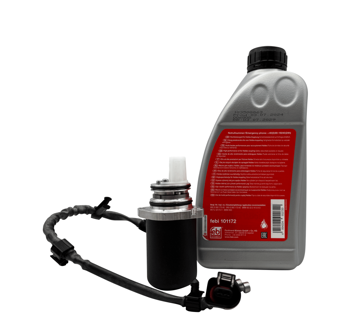 Gen 2 Haldex Pump With Haldex Oil Audi SEAT Skoda VW 0AV598549A Eco Torque
