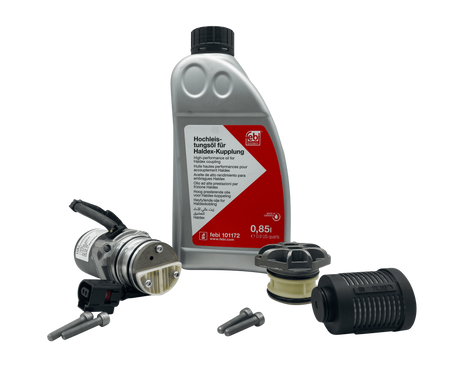 Haldex Pump Gen 4 With Haldex Oil and Filter Kit Audi SEAT Skoda VW 0AY598549A / DS119866 Eco Torque