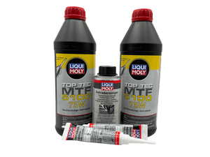 Abarth 500 T-Jet Gearbox Oil Service Kit Liqui Moly 75W With Cleaner & Additive Eco Torque