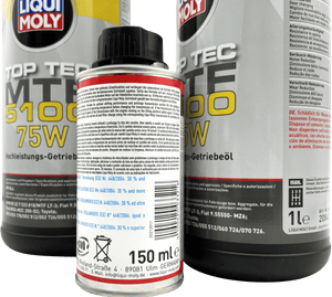 Abarth 500 1.4 T-Jet Gearbox Oil Service Kit Liqui Moly 75W With Cleaner Eco Torque