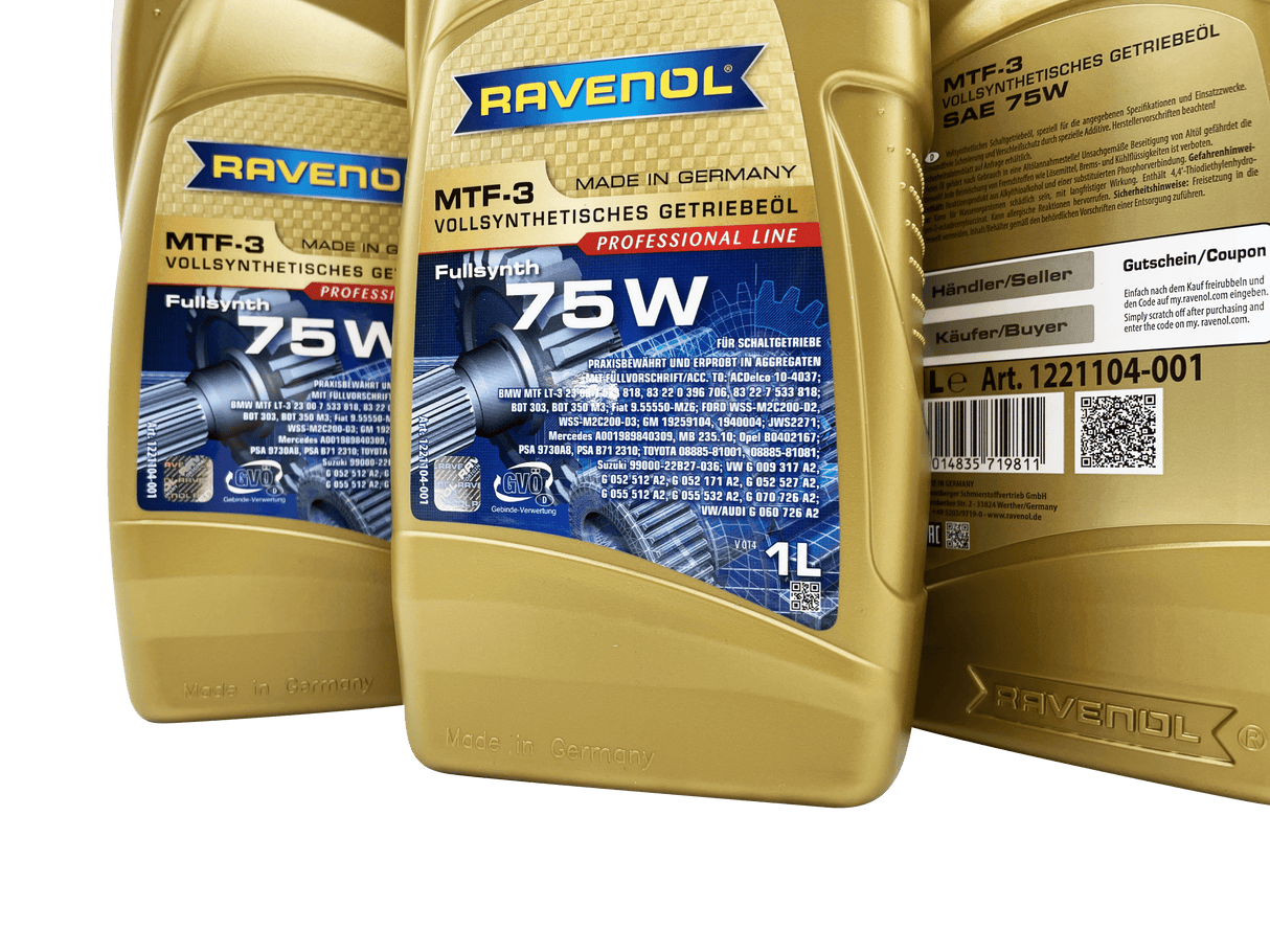 Opel M32 6 Speed Ravenol 75W Gearbox Oil Service Kit For Models 2012 Onwards Eco Torque