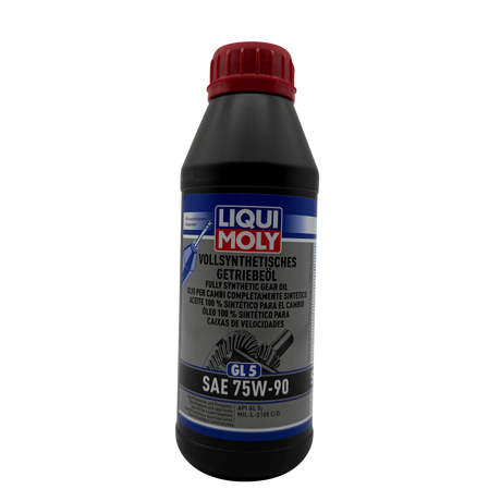 Liqui Moly Fully Synthetic Gear Oil (GL5) SAE 75w-90 500ml Eco Torque