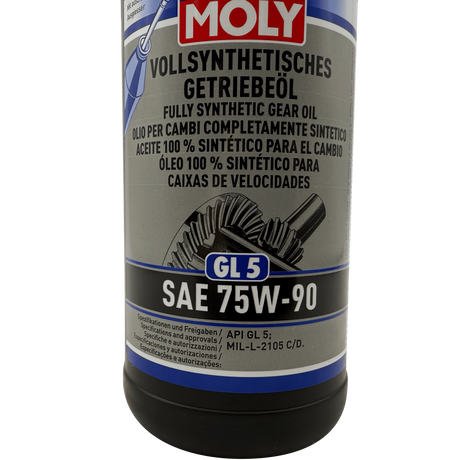 Liqui Moly Fully Synthetic Gear Oil (GL5) SAE 75w-90 500ml Eco Torque