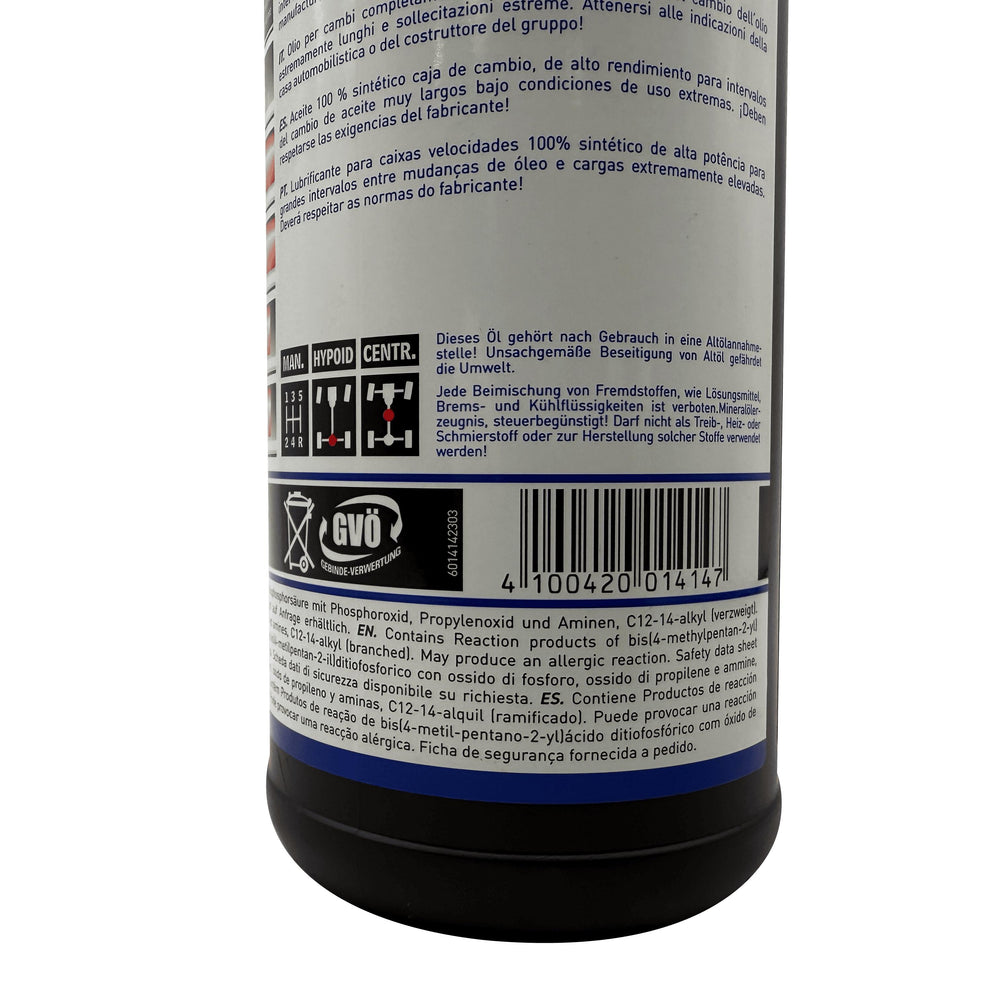 Liqui Moly Fully Synthetic Gear Oil (GL5) SAE 75w-90 Eco Torque