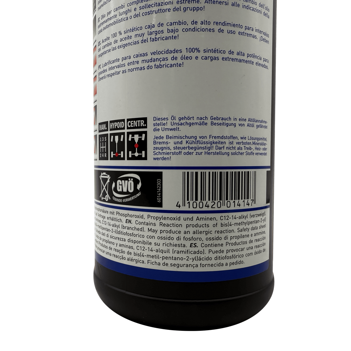Liqui Moly Fully Synthetic Gear Oil (GL5) SAE 75w-90 Eco Torque
