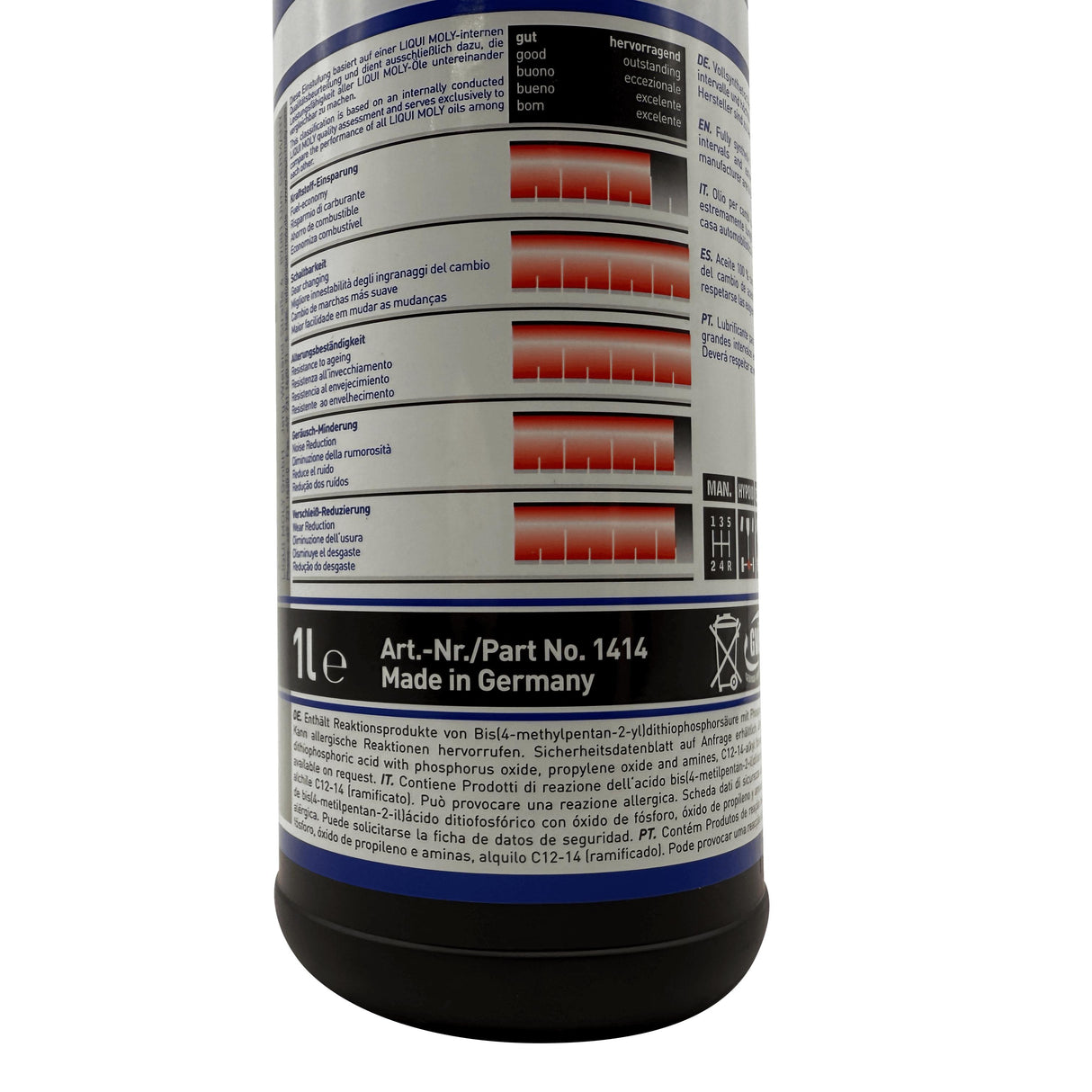 Liqui Moly Fully Synthetic Gear Oil (GL5) SAE 75w-90 Eco Torque