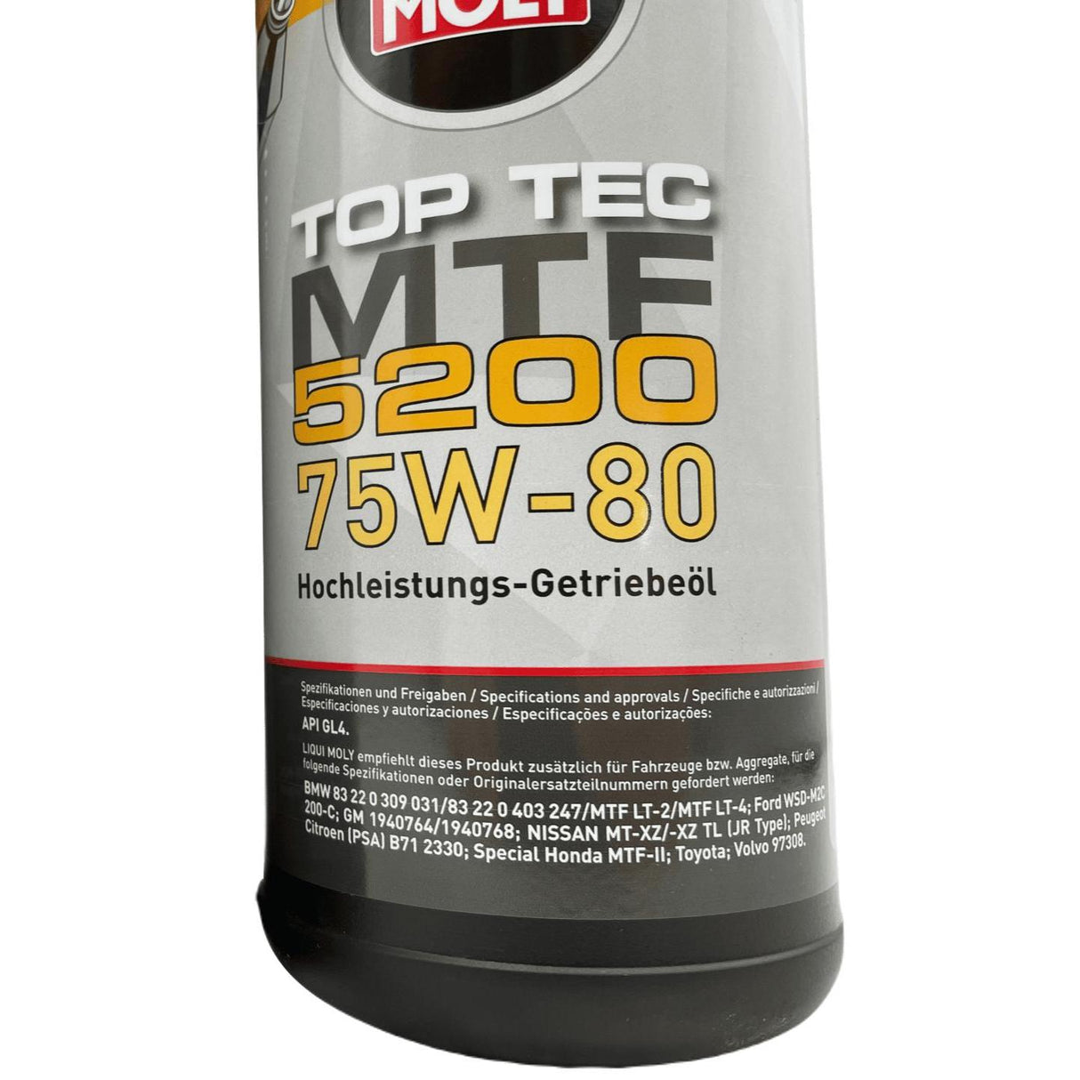 Liqui Moly Top Tec Manual Transmission Oil 5200 75w-80 1L Eco Torque
