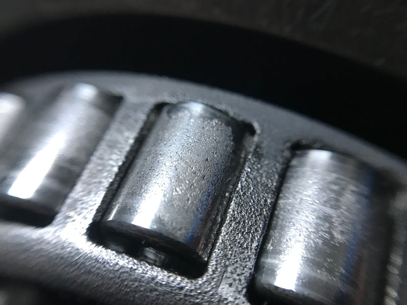 M32 Output shaft Bearing with damage casuing gearbox whine at Eco Torque