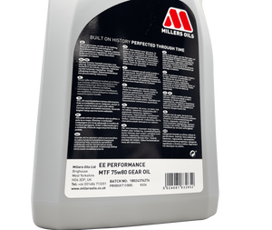 Millers EE Performance MTF 75w80 Fully Synthetic Gearbox Oil 5 Litres Eco Torque