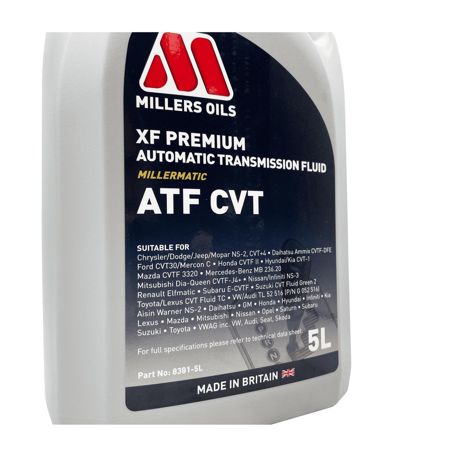 Millers XF Premium ATF CVT Automatic Gearbox Oil Eco Torque