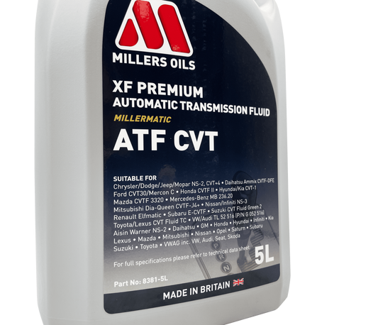 Millers XF Premium ATF CVT Automatic Gearbox Oil Eco Torque