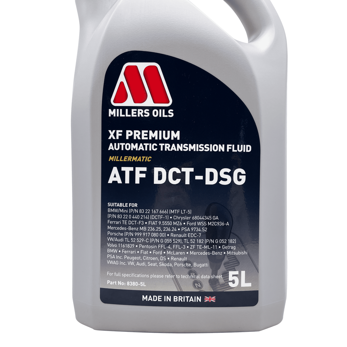 Millers XF Premium ATF DCT-DSG Automatic Gearbox Oil 5 Litres Eco Torque