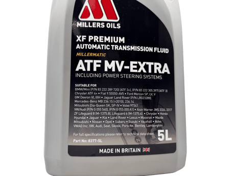 Millers XF Premium Automatic Transmission Fluid (ATF) MV-EXTRA 5L Eco Torque