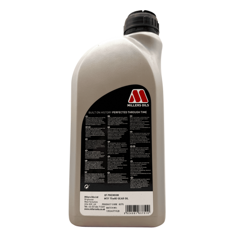 Millers XF Premium MTF 75w80 Manual Transmission Oil 1L Eco Torque