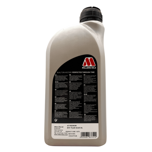 Millers XF Premium MTF 75w80 Manual Transmission Oil 1L Eco Torque