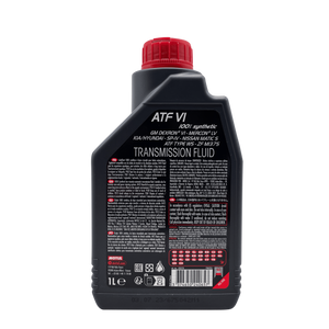 Motul ATF VI Fully Synthetic Automatic Transmission Fluid Eco Torque