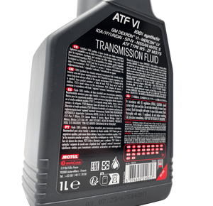 Motul ATF VI Fully Synthetic Automatic Transmission Fluid Eco Torque
