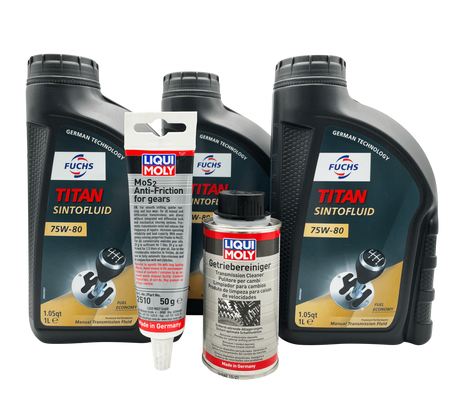 OPEL M32 6 Speed Fuchs 75W-80 Gearbox Oil With Additive & Cleaner For Pre 2012 Manual Models Eco Torque