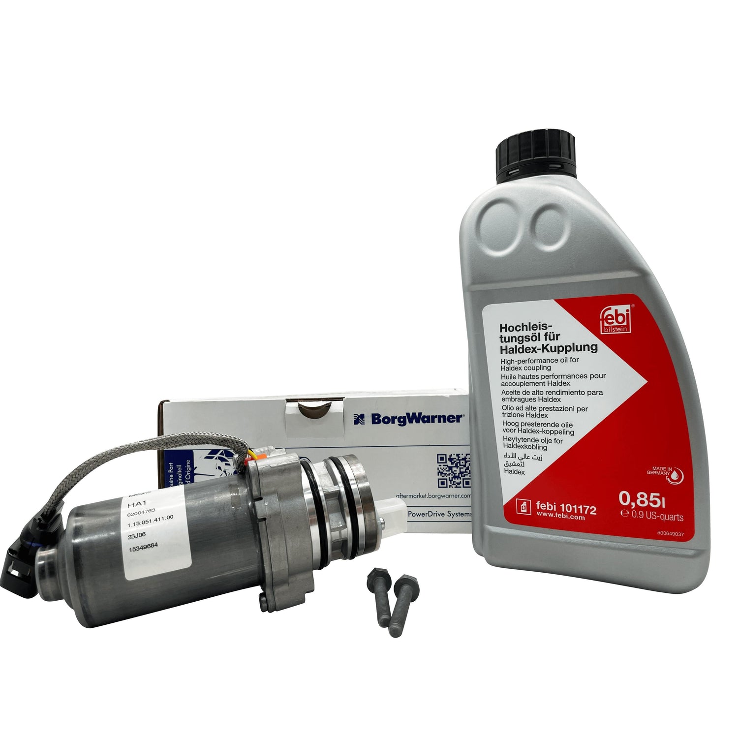 Range Rover Velar AWD Generation 5 Haldex Pump Kit With Febi Bilstein Oil LR093768 Eco Torque