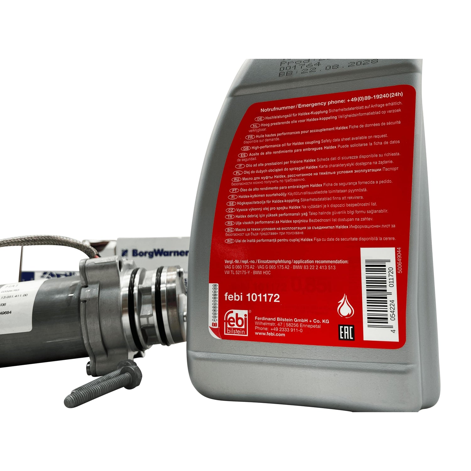 Range Rover Velar AWD Generation 5 Haldex Pump Kit With Febi Bilstein Oil LR093768 Eco Torque