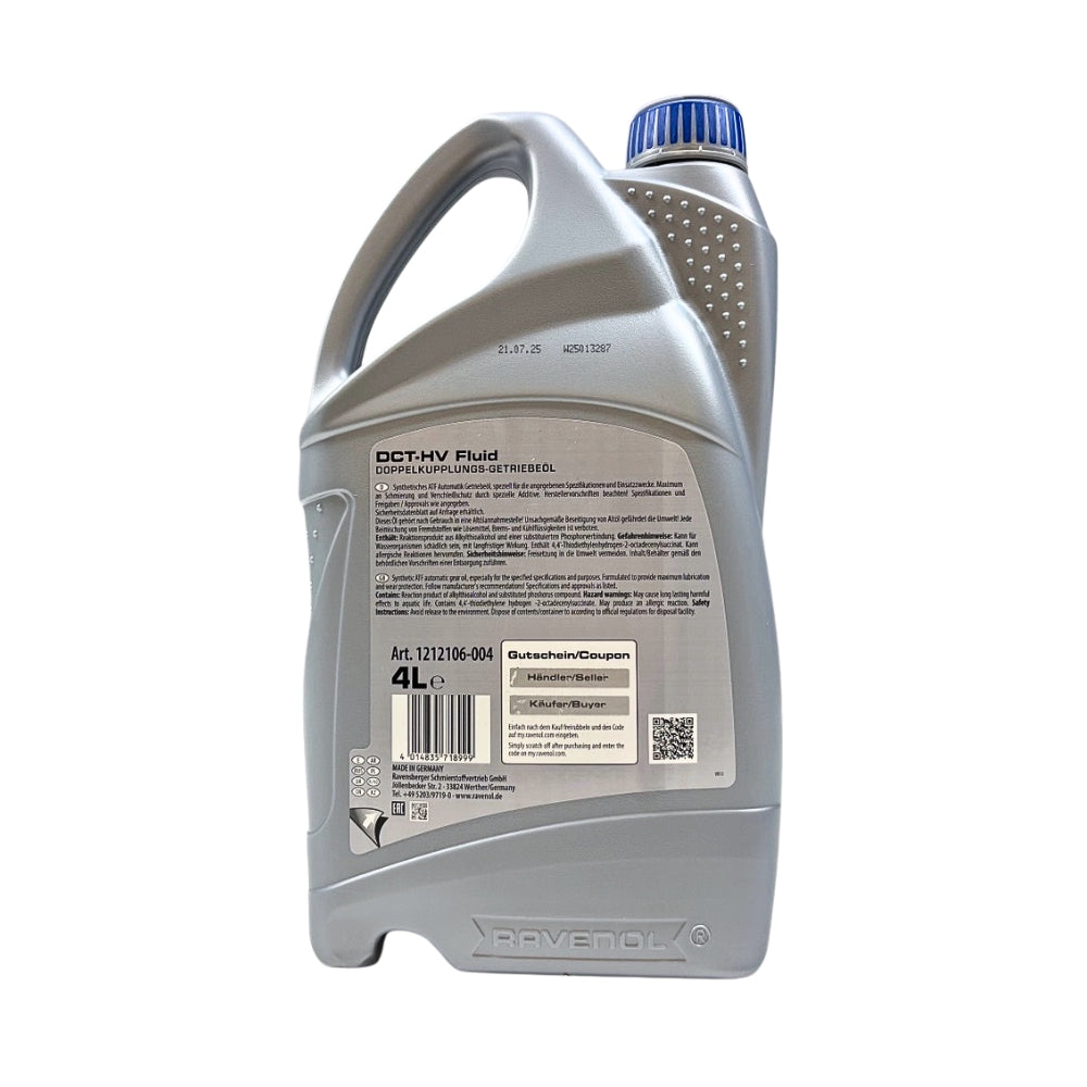 Ravenol DCT-HV Transmission Fluid 4L eco torque