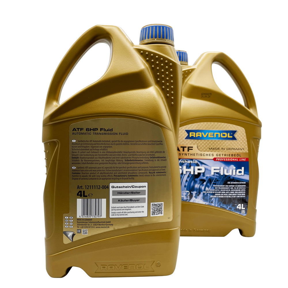 Ravenol ATF 6HP Fully Synthetic Automatic Transmission Fluid 8 Litres Eco Torque