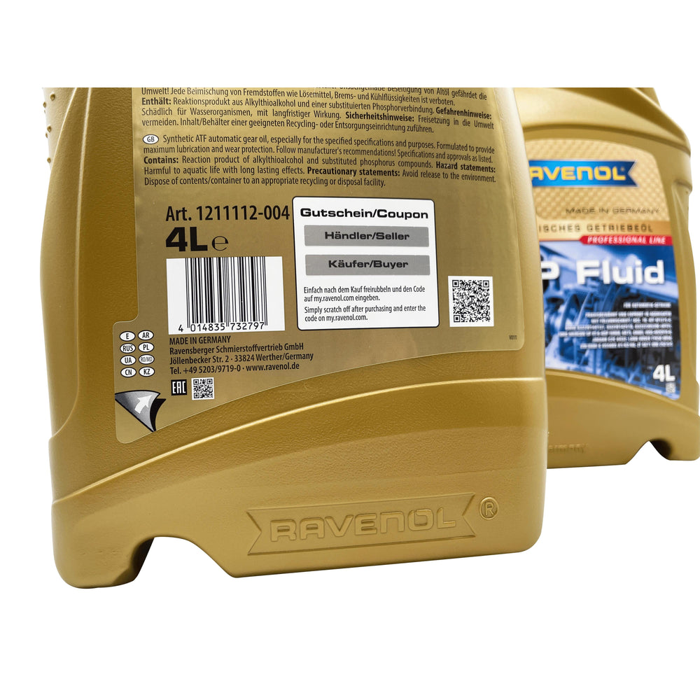 Ravenol ATF 6HP Fully Synthetic Automatic Transmission Fluid 8 Litres Eco Torque