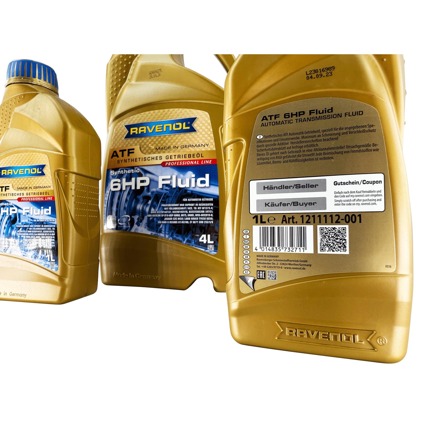 Ravenol ATF 6HP Transmission Fluid - 7L | ZF 6HP26 6HP28 Rectification Kit Eco Torque