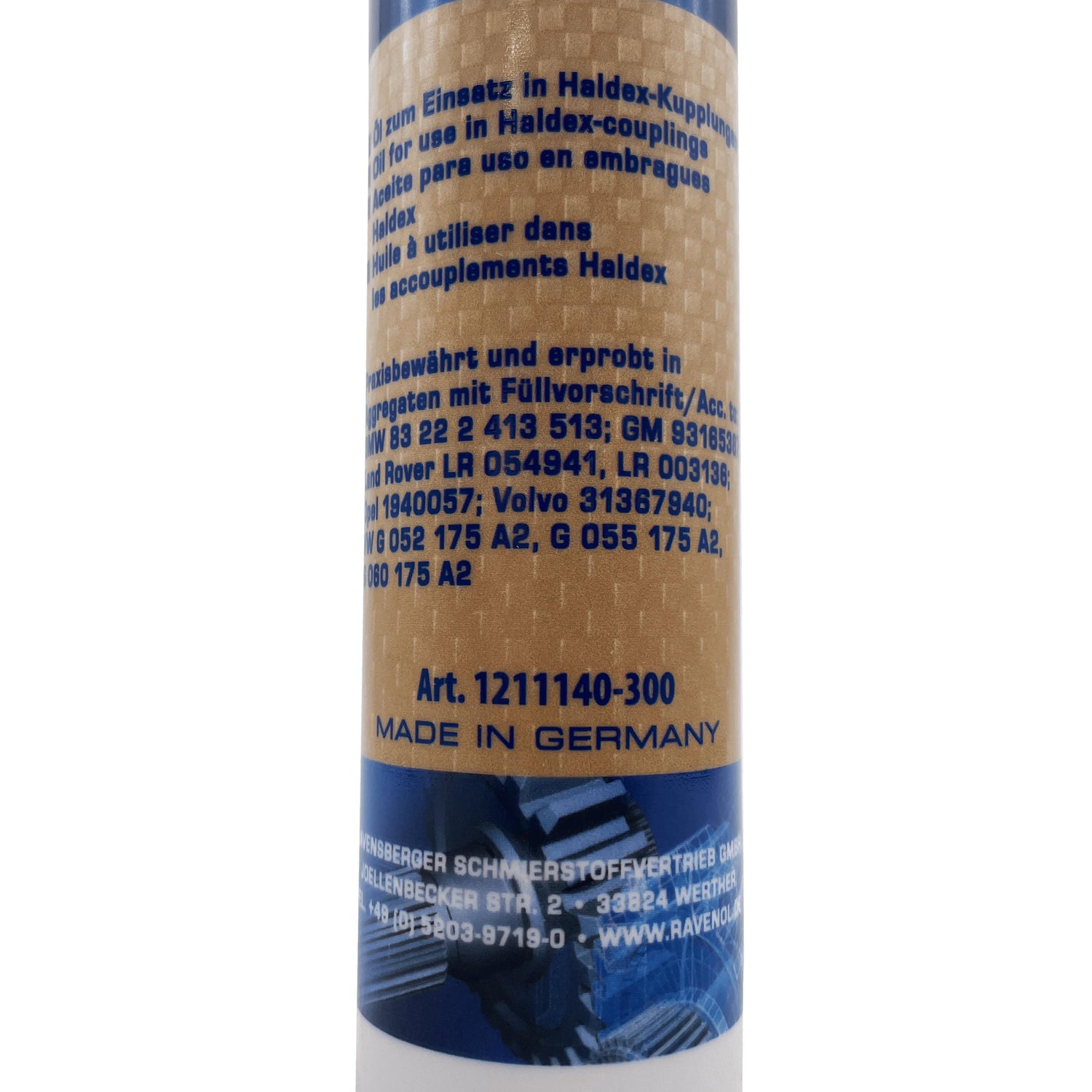 Ravenol AWD-H Synthetic Oil Differential Haldex Coupling