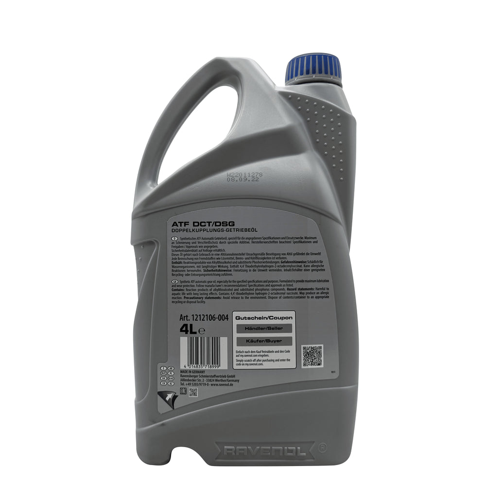 Ravenol DCT/DSG Transmission Oil 4 Litre Eco Torque