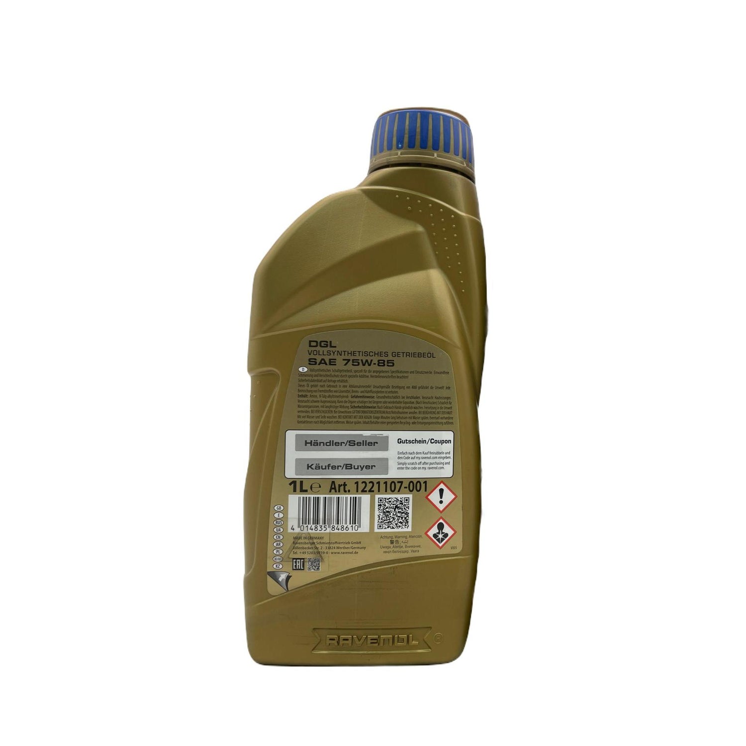 Ravenol DGL 75w-85 GL-5 Limited Slip Transmission Oil Eco Torque