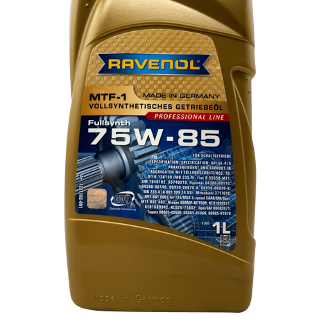 Ravenol MTF-1 75w-85 Transmission Oil 1L Eco Torque