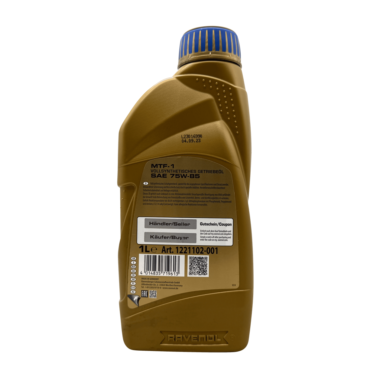 Ravenol MTF-1 75w-85 Transmission Oil 1L Eco Torque